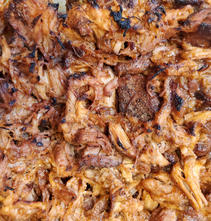 Finished pulled pork in the oven recipe from cleveland cooking