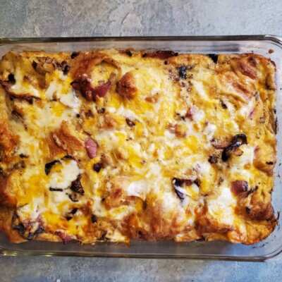 Make Ahead Croissant Breakfast Bake Recipe