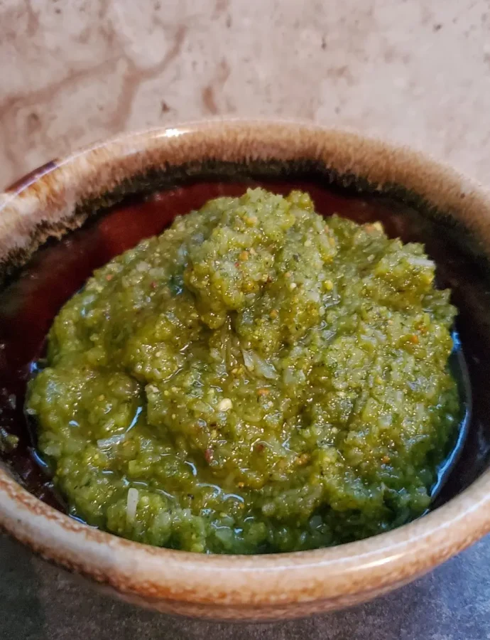 How to Make Basil Pistachio Pesto