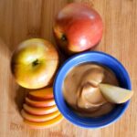 peanut butter caramel dip with sliced apples from cleveland cooking .com