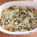 spinach casserole fresh from the oven by cleveland cooking