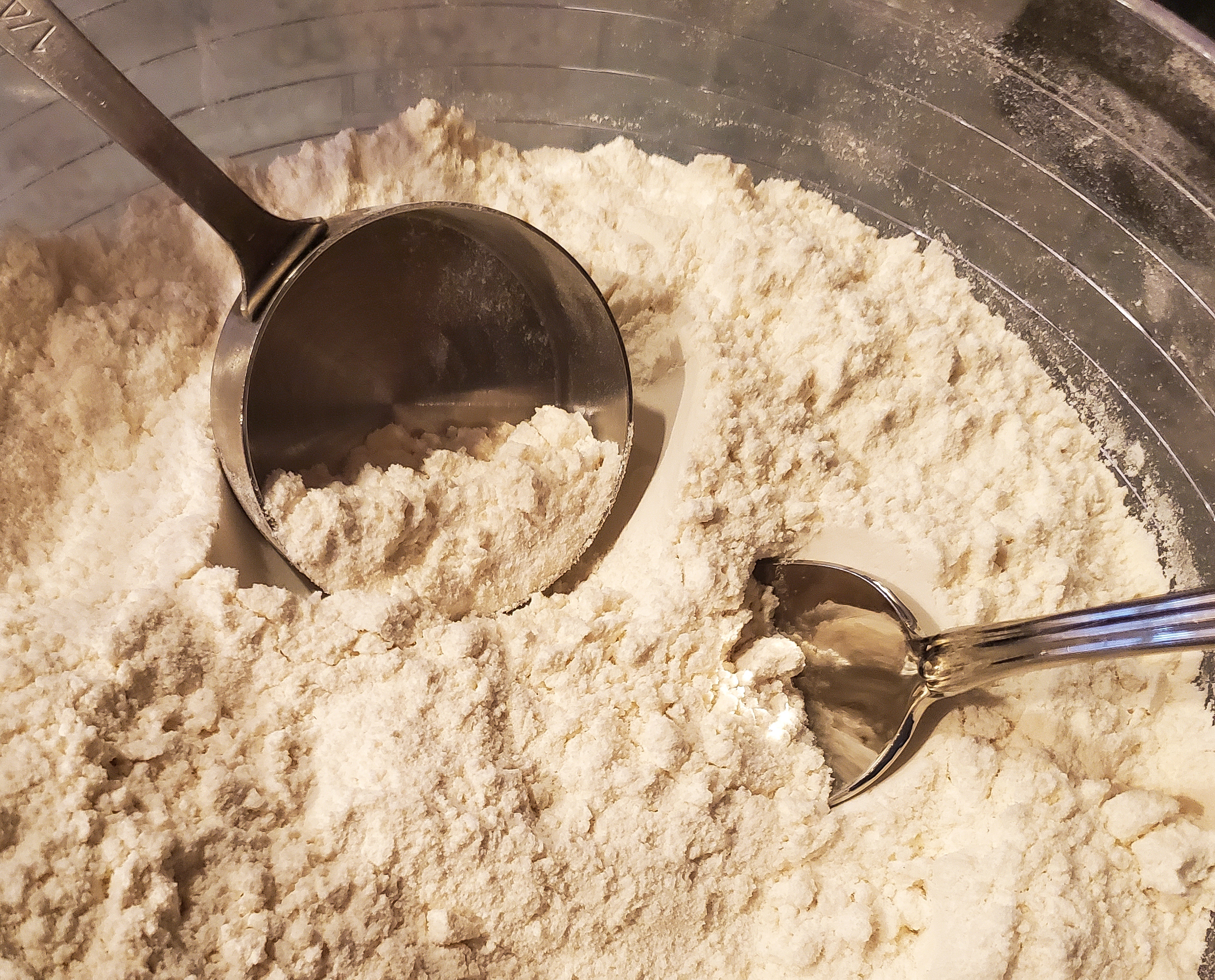 flour with measuring scoop cleveland cooking