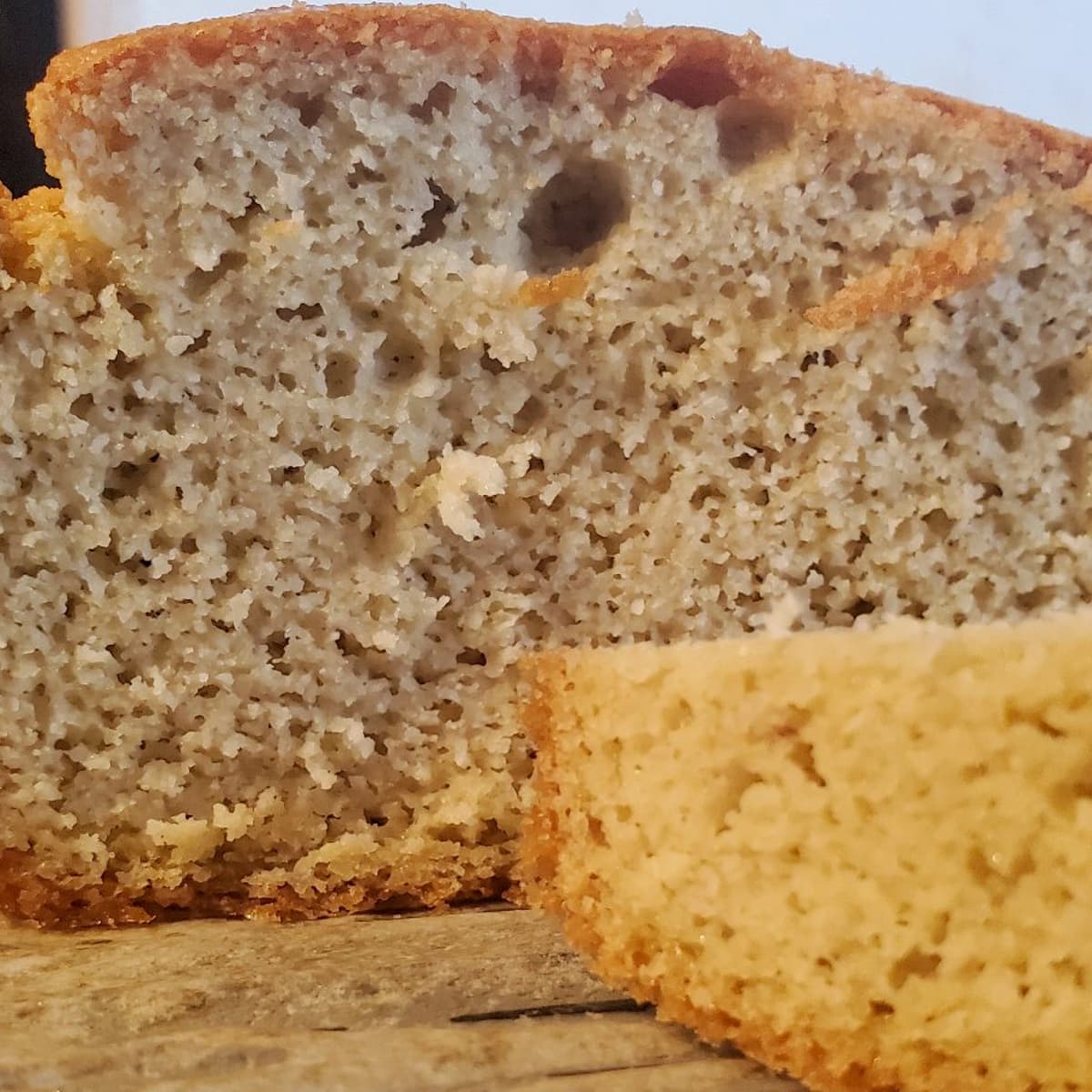 A loaf of almond flour bread from cleveland cooking