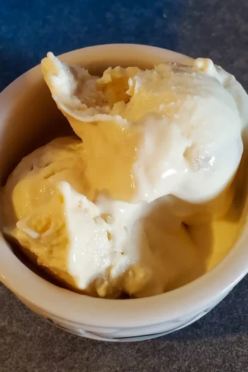 apple caramel ice cream in a bowl cleveland cooking