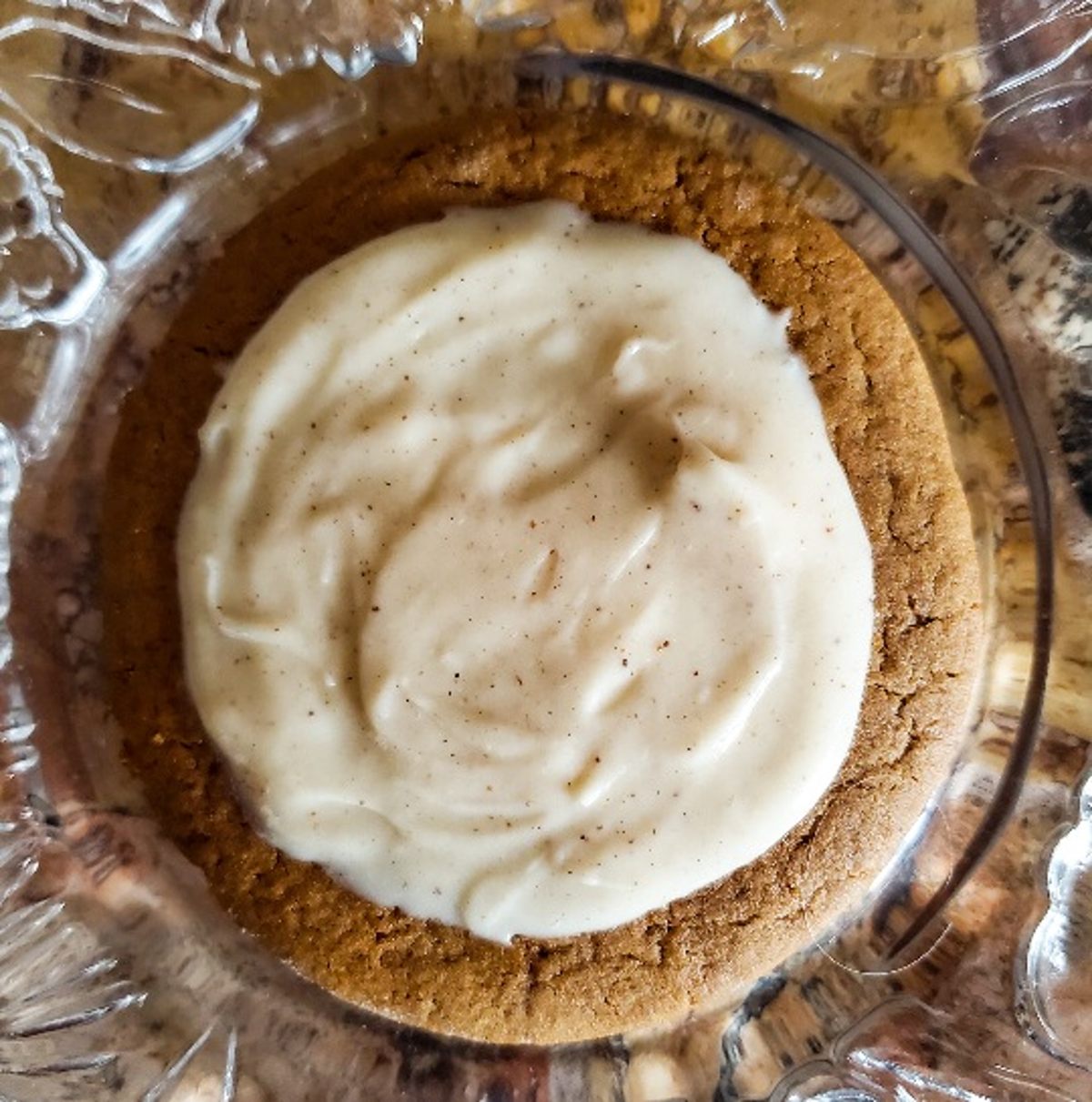 gingerbread cookie with apple cider cream cheese frosting from cleveland cooking