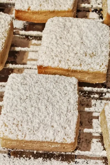 lime meltaway cookies cleveland cooking. lime shortbread sprinkled with powdered sugar