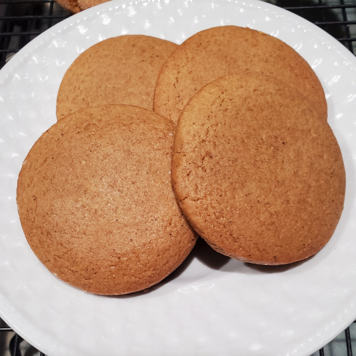 smooth gingerbread cookies perfect for icing. recipe from Cleveland cooking