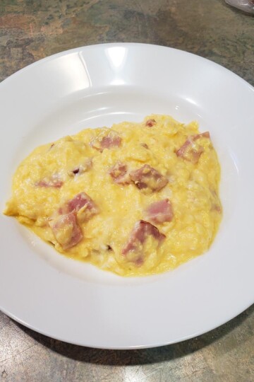 cheesy cream 10 minute ham cheesy eggs from cleveland cooking