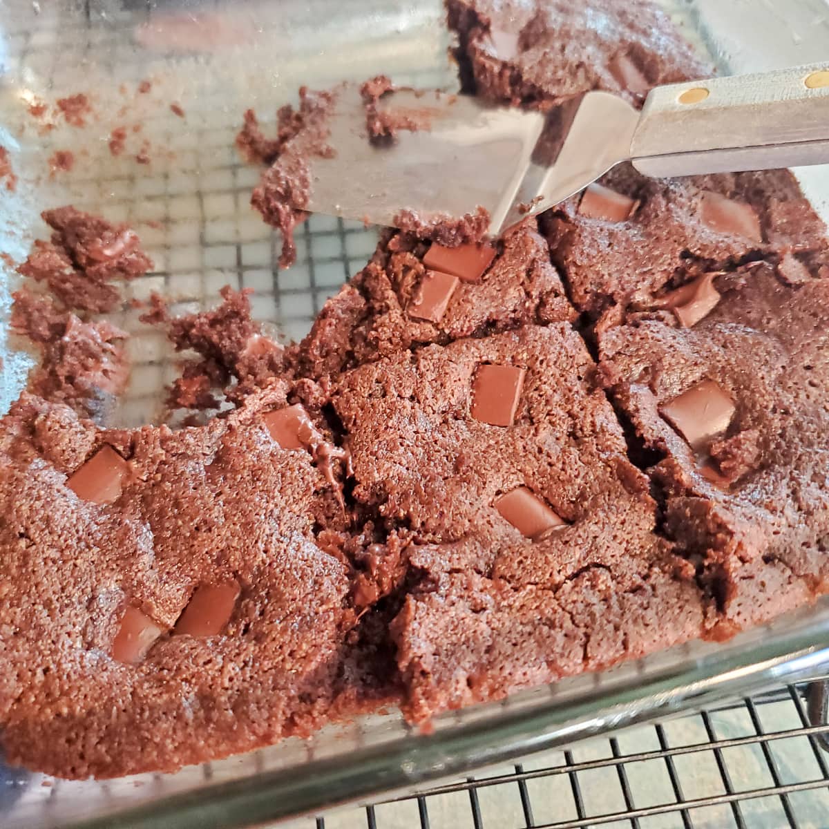 Almond Flour Brownies from Cleveland Cooking. Gluten free Chewy chocolaty brownies.