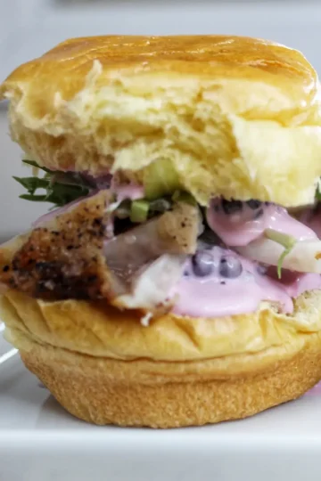 pork sliders with blackberry goat cheese from Cleveland cooking