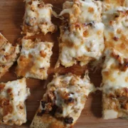 Honey Sriracha cauliflower pizza made from a recipe by Cleveland cooking .com