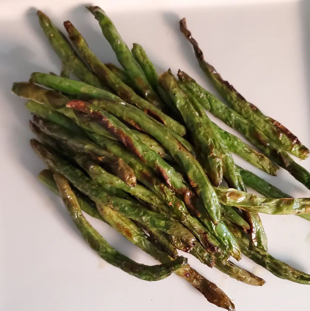 blistered Green bean recipe plated Cleveland cooking